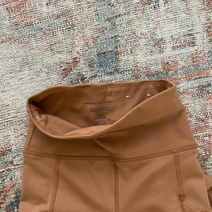 Aerie Everything Pocket Brown Leggings XS
